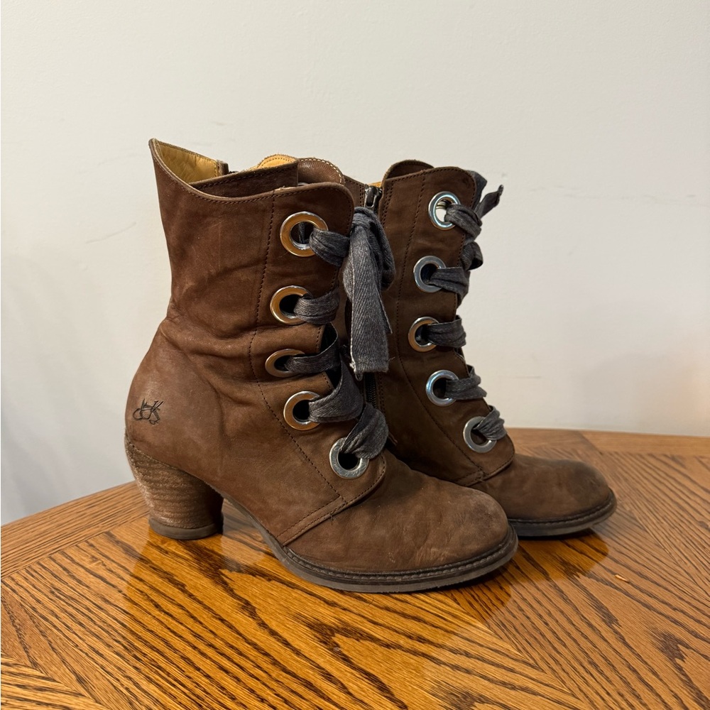 John Fluevog Dark Brown Gladstone